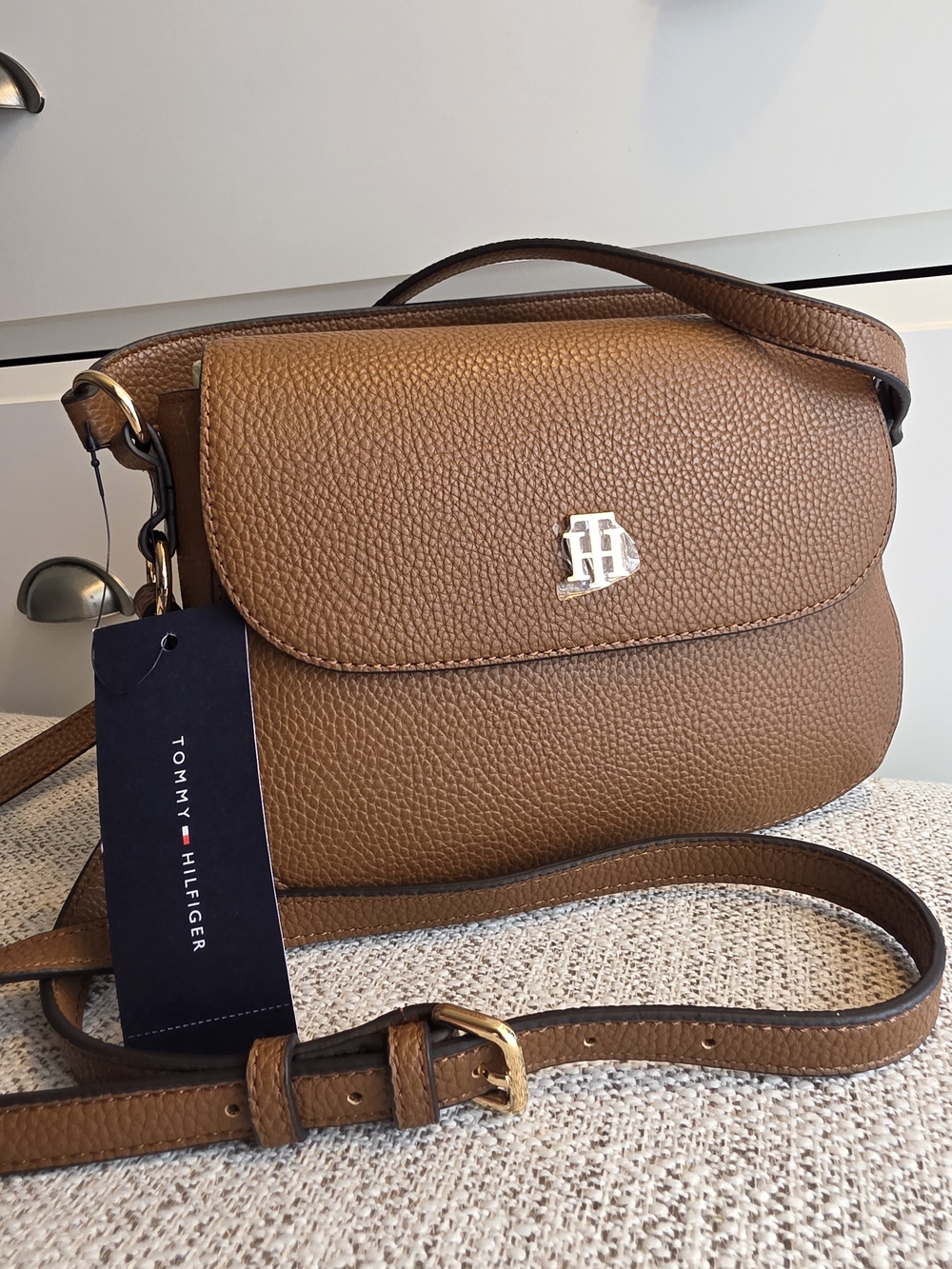 Tommy Hilfiger Brown Crossbody Bag